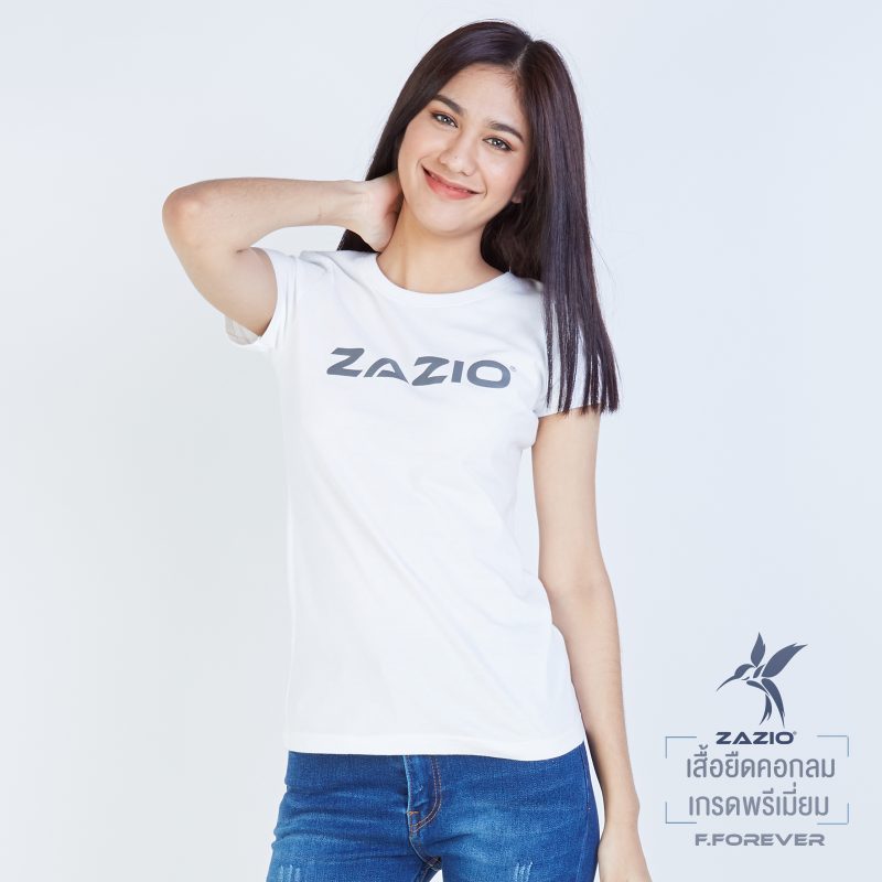 เสื้อยืดคอกลมผู้หญิง เนื้อผ้า Ultra Soft รุ่น Forever - Image 4